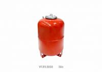 Расширительный бак верт. VALFEX RV 50л. (КРАСНЫЙ) (с мал. ножками) (60 шт./пал.)